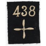 WWI 438th Aero Squadron Enlisted Patch