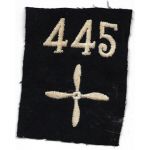 WWI 445th Aero Squadron Enlisted Patch.