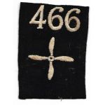WWI 466th Aero Squadron Enlisted Patch
