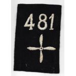 WWI 481st Aero Squadron Enlisted Patch