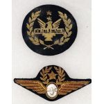 Vietnam Era CIA / Air America Continental Air Service / CASI Bullion Cap Badge & Senior Pilots Wing