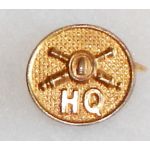 1920's Coast Artillery Headquarters Enlisted Collar Disc