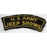 WWII Army Jeep Shows English Made Tab