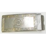 US Navy USS Kinkaid DD-965 Turbine Specialists Philippine Made Belt Buckle