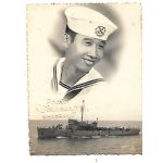 ARVN / South Vietnamese Navy Sailor & Ship Photo