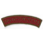 WWII Czechoslovakia Nationality Title / Patch