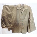 WWII Japanese Women’s War Workers Hemp Like Material Uniform