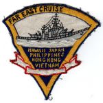 Vietnam US Navy Seventh Fleet Far East Cruise Back Patch