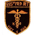 Vietnam 935th Medical Detachment Pocket Patch