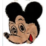 Vietnam Mickey Mouse Head Novelty Pocket Patch
