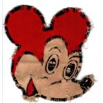 Vietnam Mickey Mouse Head Novelty Patch