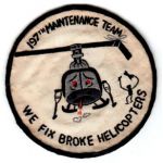 Vietnam 197th Assault Helicopter Company Maintenance Team Pocket Patch