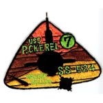 1960's US Navy SS-524 USS Pickerel Japanese Made Submarine Patch