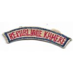 Vietnam Era Cambodian Republique Khmere Tab