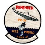 Vietnam Era USS Navy Remember The USS Pueblo Squadron Patch