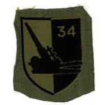 ARVN / South Vietnamese Army 34th Artillery Battalion Patch