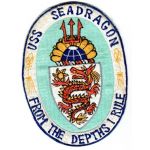 1960's US Navy SS-584 USS Seadragon Japanese Made Submarine Patch