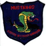 Vietnam C Troop 16th Cavalry MUSTANGS STRIKE WITHOUT WARNING Pocket Patch