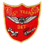 1950's-60's US Army 25th Division Transportation Detachment Pocket Patch
