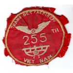 Vietnam 255th Transportation Detachment Pocket Patch