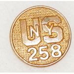 1920's 258th New York  Enlisted Collar Disc