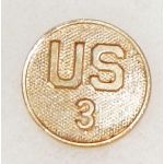 1920's US 3 Enlisted Collar Disc