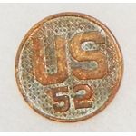 1920's US 52 Enlisted Collar Disc.