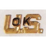 WWII Oklahoma State Guard Officers Collar Device.