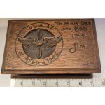 WWII US Army Air Forces North African Trench Art Box
