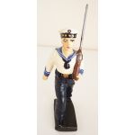 1930's era German Kriegsmarine marching soldier composition figure