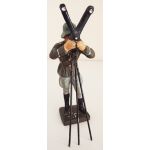 1930's era German artillery observer composition figure made by Lineol