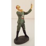 1930's era German shaving officer composition figure made by Elastolin