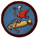 WWII AAF 447th Bomb Squadron Patch