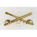 Pre-WWI H Troop 1st Cavalry Officers Collar Device