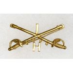 Pre-WWI H Troop 1st Cavalry Officers Collar Device