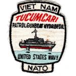 Vietnam US Navy USS Tucumcari Hydrofoil Patrol Gunboat Patch