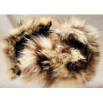 WWII Japanese China Front winter cap, trimmed in fur dating from WWII and made in occupied China