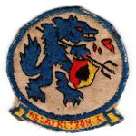 Vietnam HALTRON / HELATKLRON 3 SEAWOLVES Odd Sized Squadron Patch