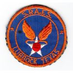 WWII AAF South Plains Army Flying School Lubbock Texas Mirror Patch