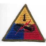 WWII 1st Armor Division Woolie Patch