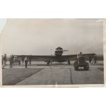 Lindbergh Press Photo Plane being Towed on Runway