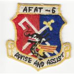 Vietnam US Air Force Advisory Team 6 ADVISE AND ASSIST Squadron Patch
