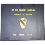 Vietnam 1st Air Cavalry Division First Team Medal Document Folder