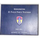 Vietnam Headquarters II Field Force Vietnam Bien Hoa Republic Of Vietnam  Medal Document Folder.