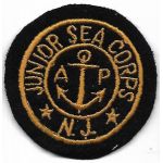 WWII Home Front Junior Sea Corps Of New Jersey Patch