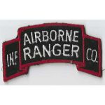 Korean War Airborne Ranger Infantry Company Scroll