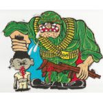 Vietnam US Marine Corps Ed "Big Daddy" Roth Style Back Patch
