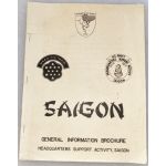 Vietnam Saigon General Information Brochure Headquarters Support Activity Book.