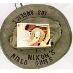 Vietnam US Army 1st Cavalry Nixon's Hired Guns Embroidered Boonie Hat & Photo