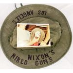 Vietnam US Army 1st Cavalry Nixon's Hired Guns Embroidered Boonie Hat & Photo